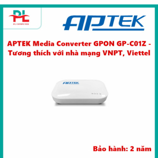 APTEK Media Converter GPON GP-C01Z - Tương thích với nhà mạng VNPT, Viettel