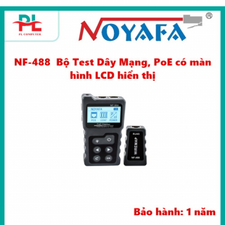 NF-488  Bộ Test Dây Mạng, PoE có màn hình LCD hiển thị