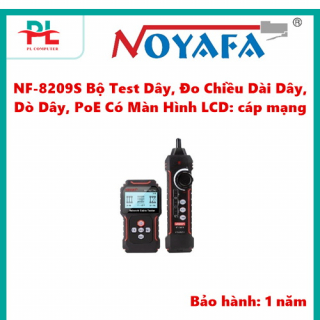 NF-8209S Bộ Test Dây, Đo Chiều Dài Dây, Dò Dây, PoE Có Màn Hình LCD: cáp mạng