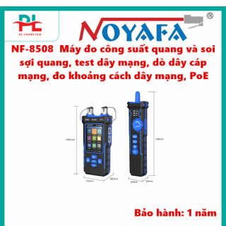 Máy đo công suất quang và soi sợi quang, test dây mạng, dò dây cáp mạng, đo khoảng cách dây mạng, PoE NF-8508