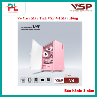 Vỏ Case Máy Tính VSP-V4 Màu Hồng