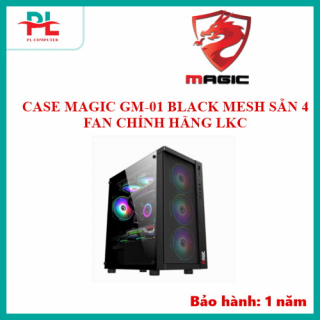 CASE MAGIC GM-01 BLACK MESH SẴN 4 FAN CHÍNH HÃNG LKC