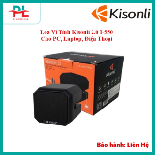 Loa Vi Tính Kisonli 2.0 I-550 Cho PC, Laptop, Điện Thoại