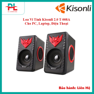 Loa Vi Tính Kisonli 2.0 T-008A Cho PC, Laptop, Điện Thoại