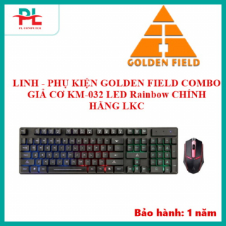 LINH - PHỤ KIỆN GOLDEN FIELD COMBO GIẢ CƠ KM-032 LED Rainbow CHÍNH HÃNG