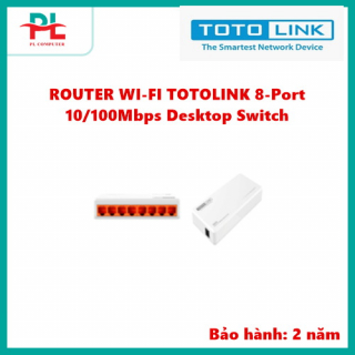 ROUTER WI-FI TOTOLINK 8-Port 10/100Mbps Desktop Switch