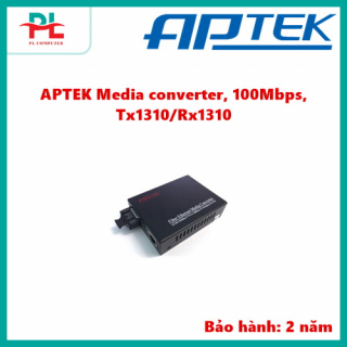 APTEK Media converter, 100Mbps, Tx1310/Rx1310