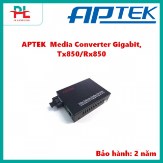 APTEK  Media Converter Gigabit, Tx850/Rx850