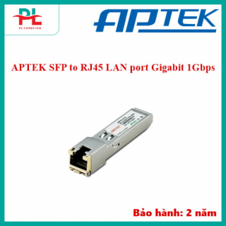 APTEK SFP to RJ45 LAN port Gigabit 1Gbps