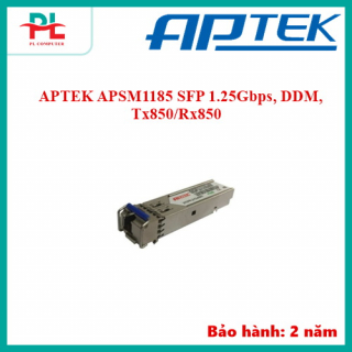 APTEK APSM1185 SFP 1.25Gbps, DDM, Tx850/Rx850