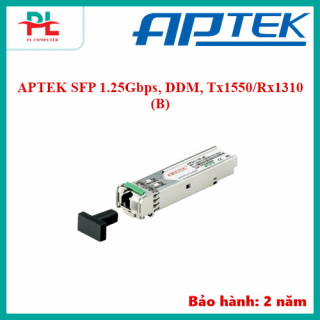 APTEK SFP 1.25Gbps, DDM, Tx1550/Rx1310 (B)