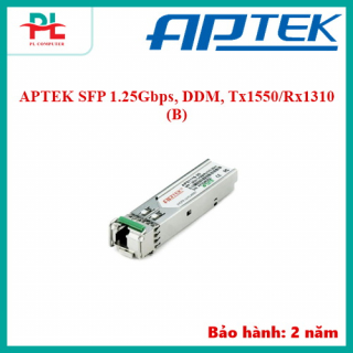 APTEK SFP 1.25Gbps, DDM, Tx1550/Rx1310 (B)