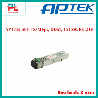 APTEK SFP 155Mbps, DDM, Tx1550/Rx1310