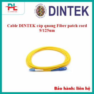 Cable DINTEK cáp quang Fiber patch cord 9/125um