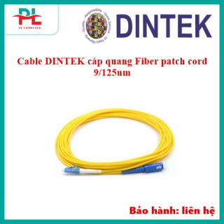 Cable DINTEK cáp quang Fiber patch cord 9/125um