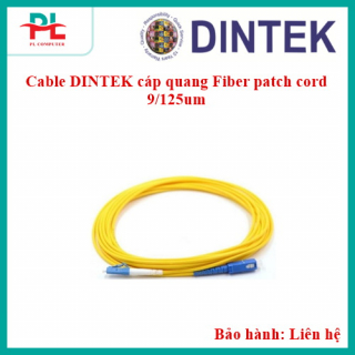 Cable DINTEK cáp quang Fiber patch cord 9/125um