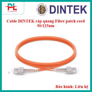 Cable DINTEK cáp quang Fiber patch cord 50/125um