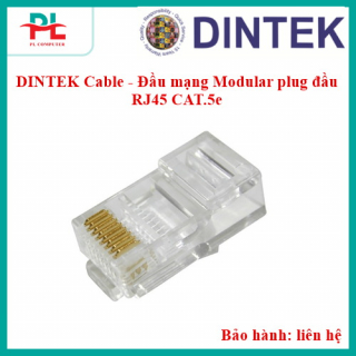 DINTEK Cable - Đầu mạng Modular plug đầu RJ45 CAT.5e