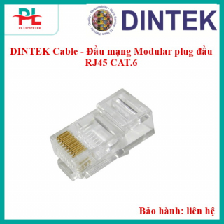 DINTEK Cable - Đầu mạng Modular plug đầu RJ45 CAT.6