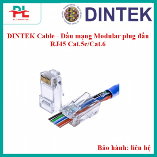 DINTEK Cable - Đầu mạng Modular plug đầu RJ45 Cat.5e/Cat.6