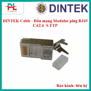 DINTEK Cable - Đầu mạng Modular plug RJ45 CAT.6  S-FTP