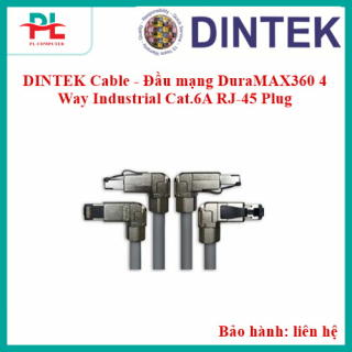 DINTEK Cable - Đầu mạng DuraMAX360 4 Way Industrial Cat.6A RJ-45 Plug