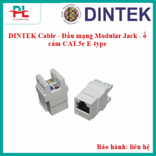 DINTEK Cable - Đầu mạng Modular Jack - ổ cắm CAT.5e E-type