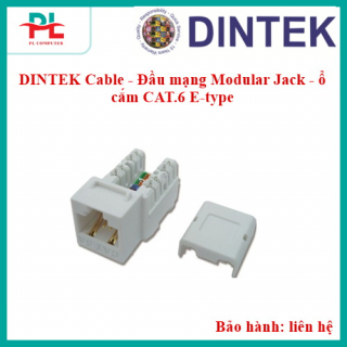 DINTEK Cable - Đầu mạng Modular Jack - ổ cắm CAT.6 E-type