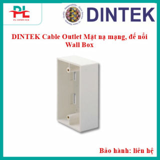 DINTEK Cable Outlet Mặt nạ mạng, đế nổi Wall Box