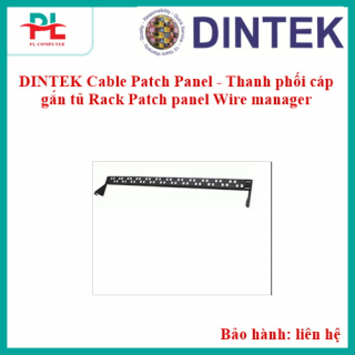 DINTEK Cable Patch Panel - Thanh phối cáp gắn tủ Rack Patch panel Wire manager