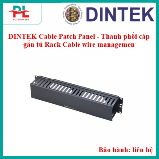 DINTEK Cable Patch Panel - Thanh phối cáp gắn tủ Rack Cable wire managemen