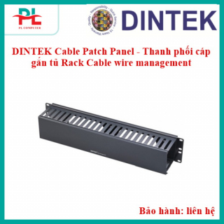 DINTEK Cable Patch Panel - Thanh phối cáp gắn tủ Rack Cable wire management