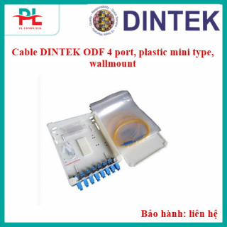 Cable DINTEK ODF 4 port, plastic mini type, wallmount