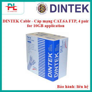 DINTEK Cable - Cáp mạng CAT.6A FTP, 4 pair for 10GB application