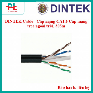 DINTEK Cable - Cáp mạng CAT.6 Cáp mạng treo ngoài trời, 305m