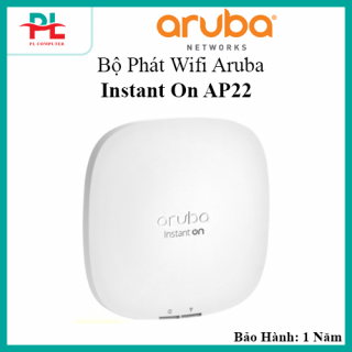 Bộ Phát WiFi 6 HPE Aruba Instant On AP22 (RW) R4W02A - Hàng Chính Hãng