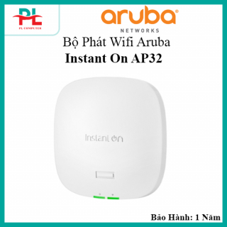 Bộ Phát WiFi 6E HPE Aruba Instant On AP32 (RW) S1T23A - Hàng Chính Hãng