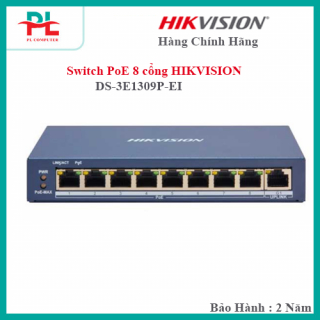 Switch PoE 8 cổng HIKVISION DS-3E1309P-EI