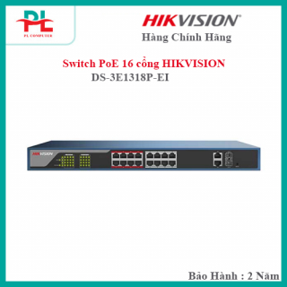 Switch PoE 16 cổng HIKVISION DS-3E1318P-EI