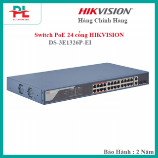 Switch PoE 24 cổng HIKVISION DS-3E1326P-EI