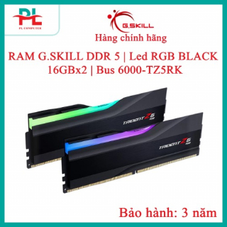 RAM G.SKILL DDR 5 | Led RGB BLACK | 16GBx2 | Bus 6000 F5-6000J3238F16GX2-TZ5RK
