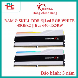 RAM G.SKILL DDR 5||Led RGB WHITE || 48GBx2 || Bus 6400 F5-6400J3239F48GX2-TZ5RW