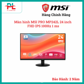 Màn hình MSI PRO MP242L 24 inch  FHD IPS 100Hz 1 ms