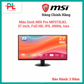 Màn hình MSI Pro MP272LKL | 27 inch, Full HD, IPS, 100Hz, 1ms