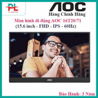 Màn hình di động AOC 16T20/71 (15.6 inch - FHD - IPS - 60Hz) - Hàng Chính Hãng