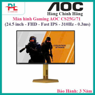 Màn hình Gaming AOC CS25G/71 (24.5 inch - FHD - Fast IPS - 310Hz - 0.3ms) - Hàng Chính Hãng Bảo hành 3 Năm