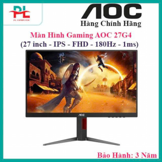 Màn Hình Gaming AOC 27G4 (27 inch - IPS - FHD - 180Hz - 1ms) - Hàng Chính Hãng Bảo Hành 3 Năm