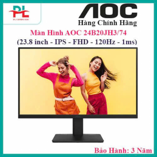 Màn hình AOC 24B20JH3/74 23.8 inch FHD IPS 120Hz 1ms - Hàng Chính Hãng ( Bảo Hành 3 Năm)