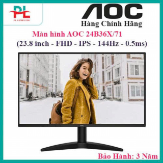 Màn hình AOC 24B36X/71 (23.8 inch - FHD - IPS - 144Hz - 0.5ms) - Hàng Chính Hãng
