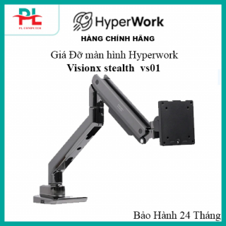 Giá đỡ / Arm màn hình HyperWork VisionX - VS01 Trợ lực piston - Hàng chính hãng